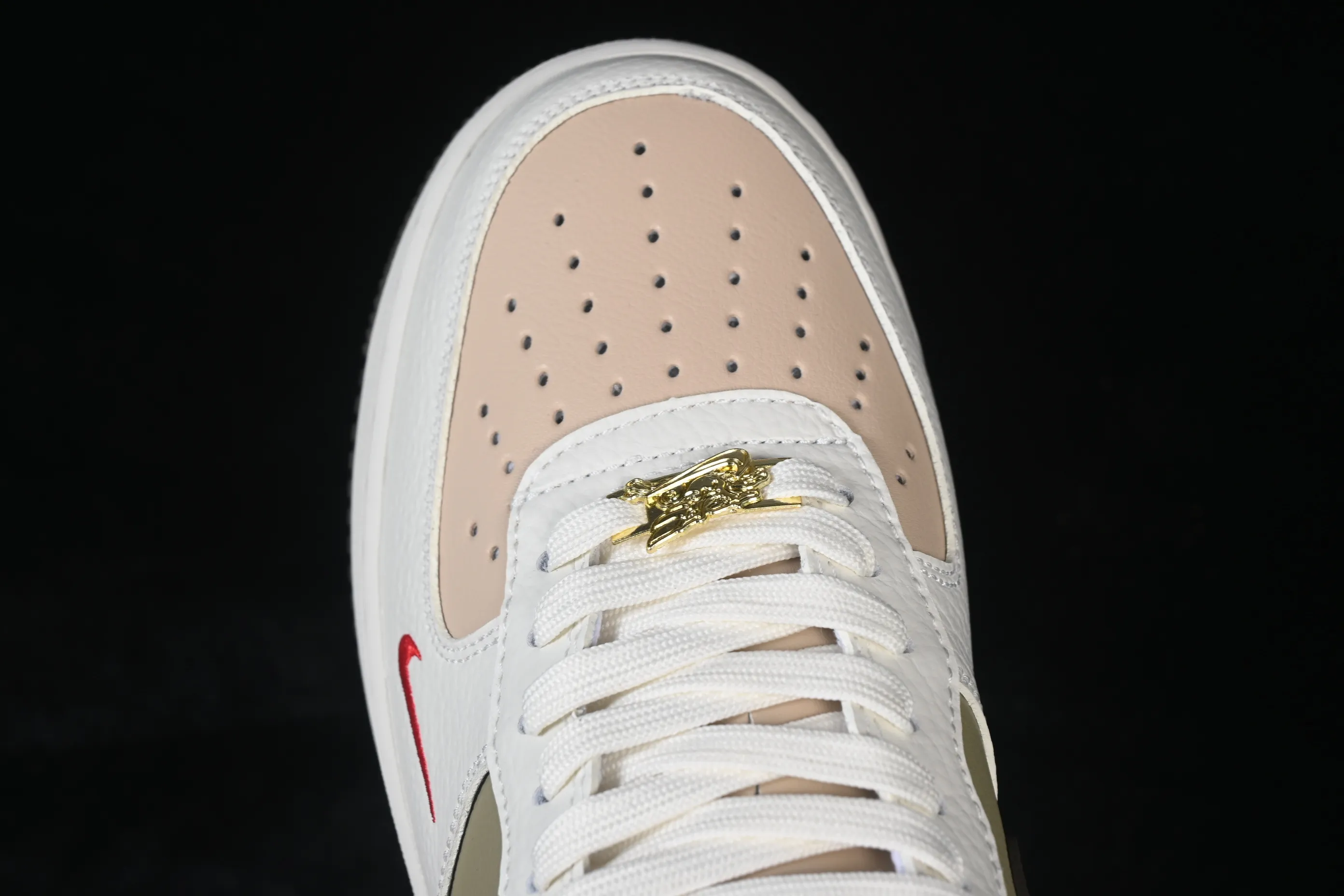 All categories Nk Air Force 1 Air Force series Nk Air Force 1 Low Air Force low top Nike Air Force 1'07 Low Year of the Horse limited edition plain brown condensed smoke Air Force 1 low top casual sneakers NH0601-537